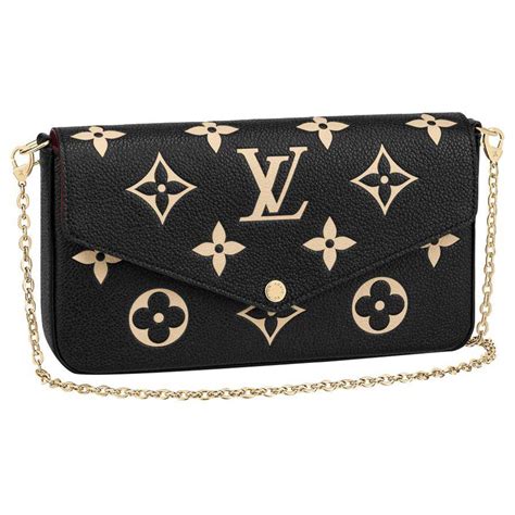 louis vuitton felicie pochette schwarz|authentic louis vuitton pochette.